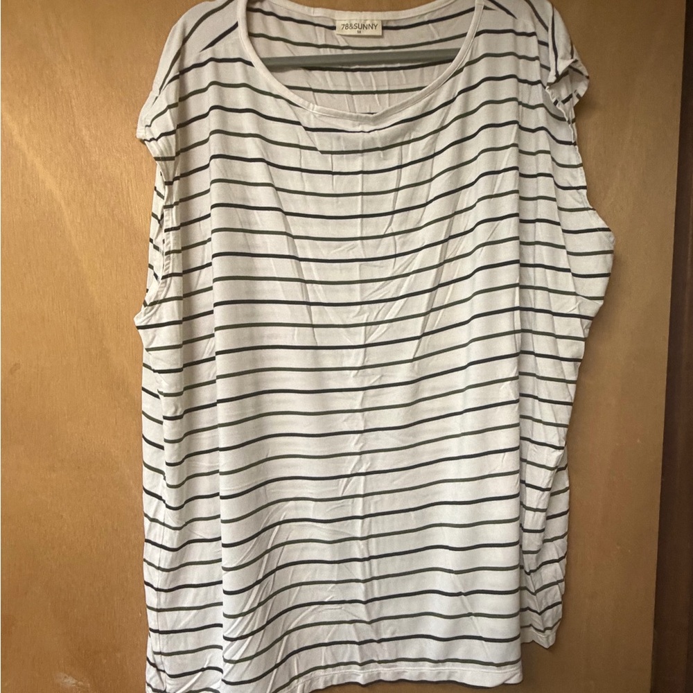 Stylish Striped Sleeveless Top by Madewell